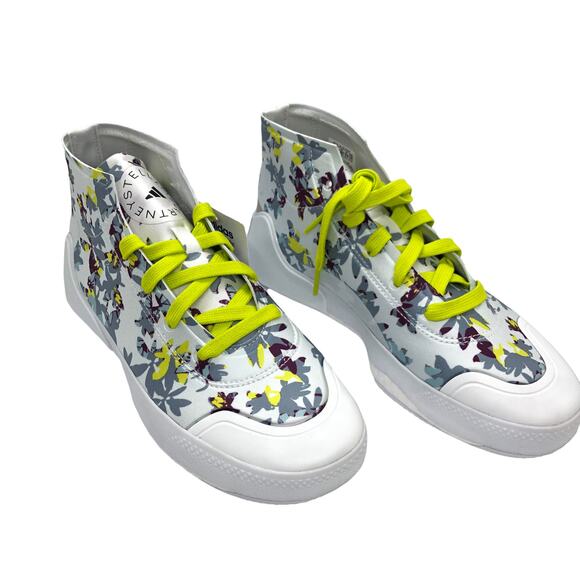 Adidas X Stella McCartney Women's Treino Mid Printed Floral Sneakers US 8 NWT - Picture 1 of 8